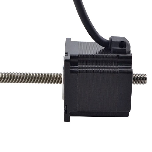 NEMA 23 Non-Captive Acme Linear Stepper Motor 3.0A 56mm Stack Screw Lead 5.08mm(0.2) Lead Length 250mm - 23N22S3004HG5-250RS | StepperOnline CA NEMA 23 Non-Captive Acme Linear Stepper Motor 3.0A 56mm Stack Screw Lead 5.08mm(0.2) Lead Length 250mm - 23N22S3004HG5-250RS | StepperOnline CA