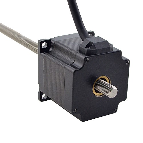 NEMA 23 Non-Captive Acme Linear Stepper Motor 3.0A 56mm Stack Screw Lead 5.08mm(0.2) Lead Length 250mm - 23N22S3004HG5-250RS | StepperOnline CA NEMA 23 Non-Captive Acme Linear Stepper Motor 3.0A 56mm Stack Screw Lead 5.08mm(0.2) Lead Length 250mm - 23N22S3004HG5-250RS | StepperOnline CA