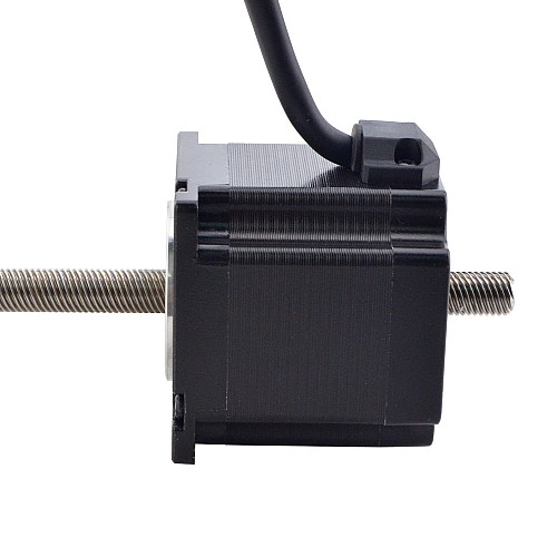 NEMA 23 Non-Captive Acme Linear Stepper Motor 3.0A 56mm Stack Screw Lead 10.16mm(0.4) Lead Length 250mm - 23N22S3004NG5-250RS | StepperOnline CA