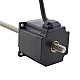 NEMA 23 Non-Captive Acme Linear Stepper Motor 3.0A 56mm Stack Screw Lead 10.16mm(0.4) Lead Length 250mm - 23N22S3004NG5-250RS | StepperOnline CA