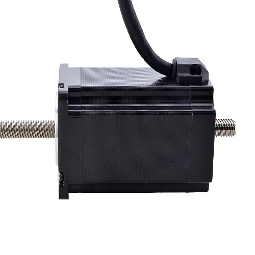 NEMA 23 Non-Captive Acme Linear Stepper Motor 4.0A 75mm Stack Screw Lead 5.08mm(0.2) Lead Length 250mm - 23N30S4004HG5-250RS | StepperOnline CA NEMA 23 Non-Captive Acme Linear Stepper Motor 4.0A 75mm Stack Screw Lead 5.08mm(0.2) Lead Length 250mm - 23N30S4004HG5-250RS | StepperOnline CA