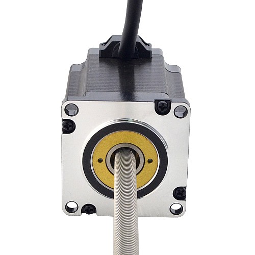 NEMA 23 Non-Captive Acme Linear Stepper Motor 4.0A 76mmStack Screw Lead 10.16mm(0.4) Lead Length 250mm - 23N30S4004NG5-250RS | StepperOnline CA NEMA 23 Non-Captive Acme Linear Stepper Motor 4.0A 76mmStack Screw Lead 10.16mm(0.4) Lead Length 250mm - 23N30S4004NG5-250RS | StepperOnline CA
