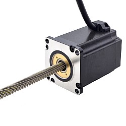 CN On Sale - NEMA 23 Non-Captive Acme Linear Stepper Motor 4.0A 75mm Stack Screw Lead 25.4mm(1") Lead Length 250mm
