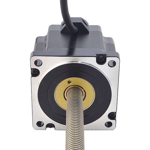 NEMA 34 Non-Captive Acme Linear Stepper Motor 5.5A 76mm Stack Screw Lead 2.54mm(0.1) Lead Length 300mm - 34N30S5504GK5-300RS | StepperOnline CA