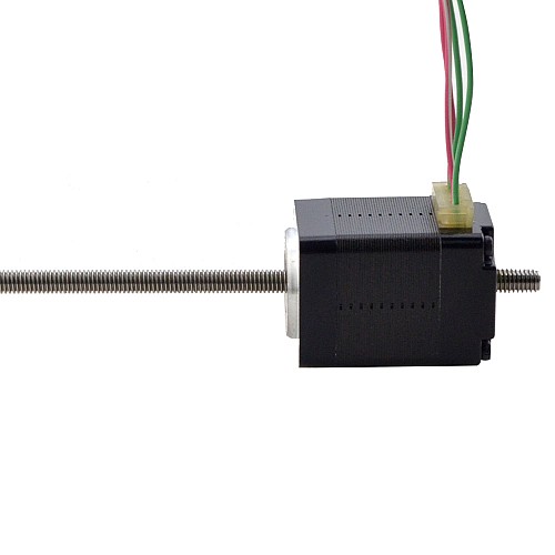 Nema 8 Non-captive 28.2mm Stack 0.24A Lead 0.6096mm(0.024) Length 150mm - 8N11S0244CC5-150RS | StepperOnline CA