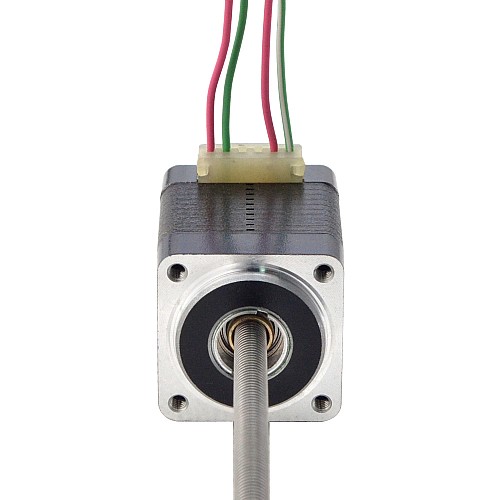 Nema 8 Non-captive 28.2mm Stack 0.24A Lead 0.6096mm(0.024) Length 150mm - 8N11S0244CC5-150RS | StepperOnline CA