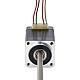 Nema 8 Non-captive 28.2mm Stack 0.24A Lead 0.6096mm(0.024) Length 150mm - 8N11S0244CC5-150RS | StepperOnline CA