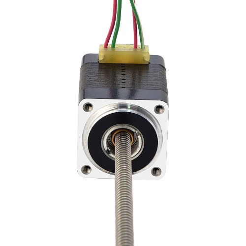 NEMA 8 Non-Captive Acme Linear Stepper Motor 0.5A 28.2mm StackScrew Lead 2mm(0.07874) Lead Length 150mm - 8N11S0504AC5-150RS | StepperOnline CA NEMA 8 Non-Captive Acme Linear Stepper Motor 0.5A 28.2mm StackScrew Lead 2mm(0.07874) Lead Length 150mm - 8N11S0504AC5-150RS | StepperOnline CA