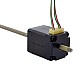NEMA 8 Non-Captive Acme Linear Stepper Motor 0.5A 28.2mm Stack Screw Lead 1mm(0.03937) Lead Length 150mm - 8N11S0504SC5-150RS | StepperOnline CA