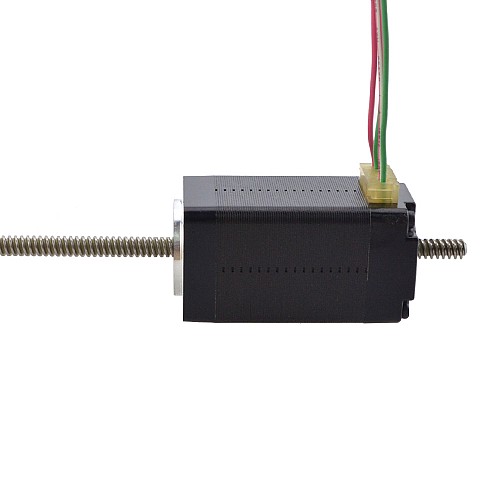 NEMA 8 Non-Captive Acme Linear Stepper Motor 0.5A 38.2mm Stack Screw Lead 2mm(0.07874) Lead Length 150mm - 8N15S0504AC5-150RS | StepperOnline CA