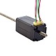NEMA 8 Non-Captive Acme Linear Stepper Motor 0.5A 38.2mm Stack Screw Lead 4mm(0.1575) Lead Length 150mm - 8N15S0504DC5-150RS | StepperOnline CA