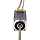 NEMA 8 Non-Captive Acme Linear Stepper Motor 0.5A 38.2mm Stack Screw Lead 4mm(0.1575) Lead Length 150mm - 8N15S0504DC5-150RS | StepperOnline CA