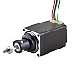 Nema 11 Captive 46mm Stack 0.35A Lead 0.635mm(0.025) Travel 12.7mm - 11C13S0754ED3-013RS | StepperOnline CA