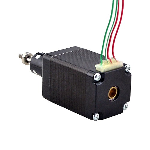 Nema 11 Captive 46mm Stack 0.35A Lead 0.635mm(0.025) Travel 12.7mm - 11C13S0754ED3-013RS | StepperOnline CA