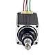 Nema 11 Captive 46mm Stack 0.35A Lead 0.635mm(0.025) Travel 12.7mm - 11C13S0754ED3-013RS | StepperOnline CA