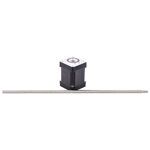 Nema 14 Non-captive 48mm Stack 0.91A Lead 0.794mm(0.031) Length 250mm - 14N17S0914LF3-250RS | StepperOnline CA
