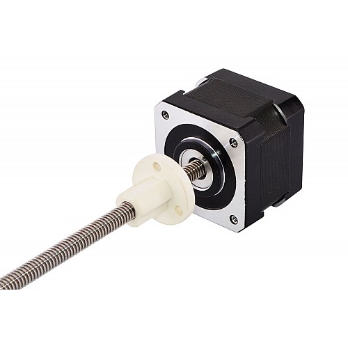 Nema 17 External 34mm Stack 1.5A Lead 4.877mm(0.192) Length 150mm - 17E13S1504QE3-150RS | StepperOnline CA Nema 17 External 34mm Stack 1.5A Lead 4.877mm(0.192) Length 150mm - 17E13S1504QE3-150RS | StepperOnline CA