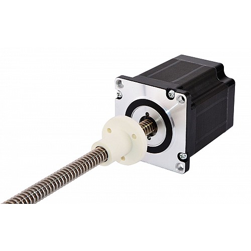 Nema 23 External 66mm Stack 2.5A Lead 2.54mm(0.1) Length 250mm - 23E26S2504GG3-250RS | StepperOnline CA