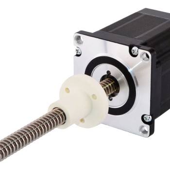 CN On Sale - Nema 23 External 66mm Stack 2.5A Lead 10.16mm(0.4") Length 250mm