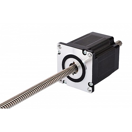 Nema 23 Non-captive 66mm Stack 2.5A Lead 1.5875mm(0.0625) Length 250mm - 23N26S2504KG4-250RS | StepperOnline CA Nema 23 Non-captive 66mm Stack 2.5A Lead 1.5875mm(0.0625) Length 250mm - 23N26S2504KG4-250RS | StepperOnline CA
