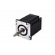 Nema 23 Non-captive 66mm Stack 2.5A Lead 10.16mm(0.4) Length 150mm - 23N26S2504NG3-150RS | StepperOnline CA