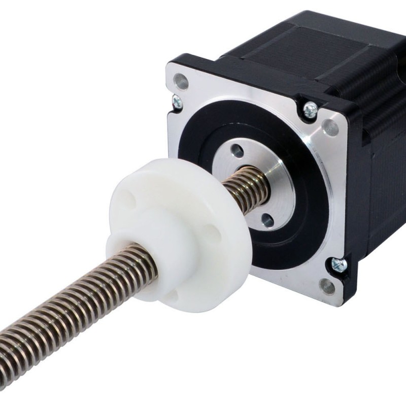 Nema 34 External 79mm Stack 3.12A Lead 6.35mm(0.25) Length 250mm - 34E31S3124RK3-250RS | StepperOnline CA