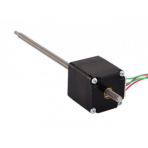 Nema 11 Non-captive 32mm Stack 0.42A Lead 5.08mm(0.2) Length 150mm - 11N13S0424HD3-150RS | StepperOnline CA