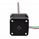 Nema 17 External 34mm Stack 1.5A Lead 0.794mm(0.031) Length 150mm - 17E13S1504LF3-150RS | StepperOnline CA