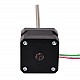 Nema 17 External 34mm Stack 1.5A Lead 1.27mm(0.05) Length 150mm - 17E13S1504FF3-150RS | StepperOnline CA