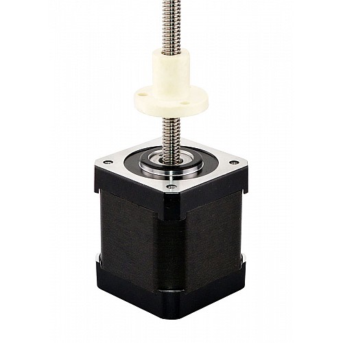 Nema 17 External 48mm Stack 1.3A Lead 0.794mm(0.031) Length 250mm - 17E19S1304LF3-250RS | StepperOnline CA