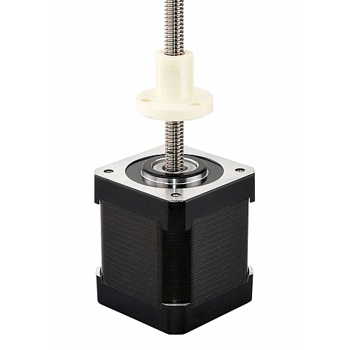 Nema 17 External 48mm Stack 2.6A Lead 2.4384mm(0.096) Length 250mm - 17E19S2604JE3-250RS | StepperOnline CA