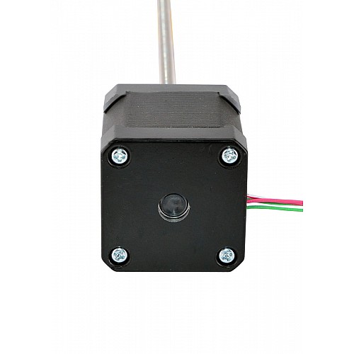 Nema 17 External 48mm Stack 2.6A Lead 4.877mm(0.192) Length 250mm - 17E19S2604QE3-250RS | StepperOnline CA