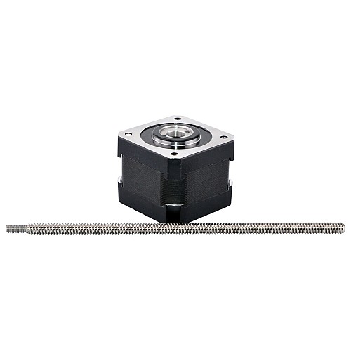 Nema 17 Non-captive 34mm Stack 0.7A Lead 2.4384mm(0.096) Length 150mm - 17N13S0704JE2-150RS | StepperOnline CA