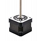 Nema 17 Non-captive 34mm Stack 0.7A Lead 4.877mm(0.192) Length 150mm - 17N13S0704QE3-150RS | StepperOnline CA