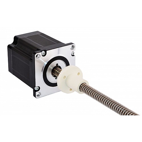 Nema 23 External 66mm Stack 2.5A Lead 1.5875mm(0.0625) Length 150mm - 23E26S2504KG3-150RS | StepperOnline CA