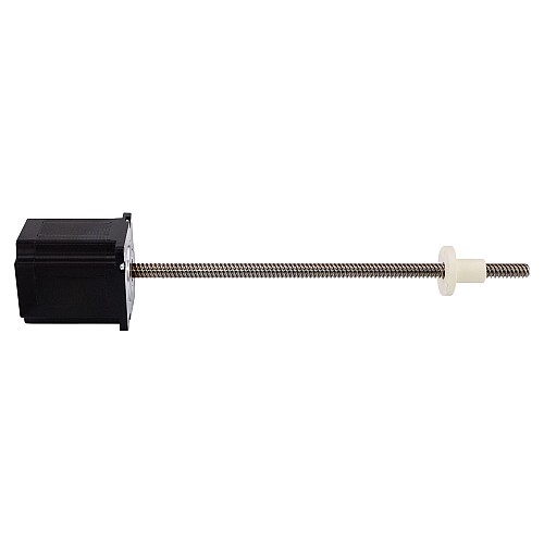 Nema 23 External 66mm Stack 2.5A Lead 2.54mm(0.1) Length 250mm - 23E26S2504GG3-250RS | StepperOnline CA