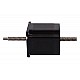 Nema 23 Non-captive 66mm Stack 2.5A Lead 10.16mm(0.4) Length 150mm - 23N26S2504NG3-150RS | StepperOnline CA