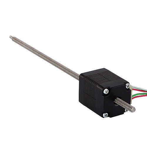 Nema 8 Non-captive 30mm Stack 0.24A Lead 4mm(0.15748) Length 150mm - 8N11S0244DC3-150RS | StepperOnline CA