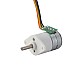 Φ15x22.3mm PM Stepper motor W/Gear Ratio 50:1 Spur gearbox - 15PM20L01-SG50 | StepperOnline CA