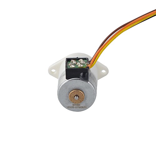 Φ15x22.5mm PM Stepper motor W/Gear Ratio 100:1 Spur gearbox - 15PM20L02-SG100 | StepperOnline CA