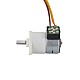 Φ15x22.5mm PM Stepper motor W/Gear Ratio 100:1 Spur gearbox - 15PM20L02-SG100 | StepperOnline CA