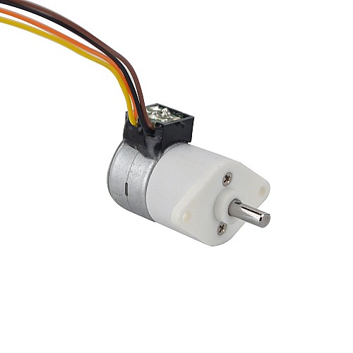 Φ15x22.5mm PM Stepper motor W/Gear Ratio 100:1 Spur gearbox - 15PM20L02-SG100 | StepperOnline CA
