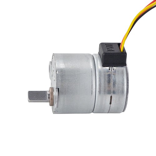 Φ25x30.5mm PM Stepper motor W/Gear Ratio 100:1 Spur gearbox - 25PM48L01-SG100 | StepperOnline CA Φ25x30.5mm PM Stepper motor W/Gear Ratio 100:1 Spur gearbox - 25PM48L01-SG100 | StepperOnline CA