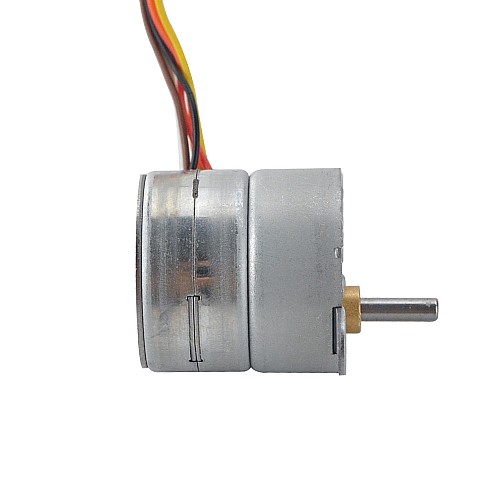 Φ25x25mm PM Stepper motor W/Gear Ratio 10:1 Spur gearbox - 25PM48M01-SG10 | StepperOnline CA