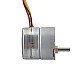 Φ25x25mm PM Stepper motor W/Gear Ratio 10:1 Spur gearbox - 25PM48M01-SG10 | StepperOnline CA