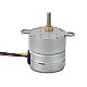 Φ25x25.5mm PM Stepper motor W/Gear Ratio 30:1 Spur gearbox - 25PM48M02-SG30 | StepperOnline CA