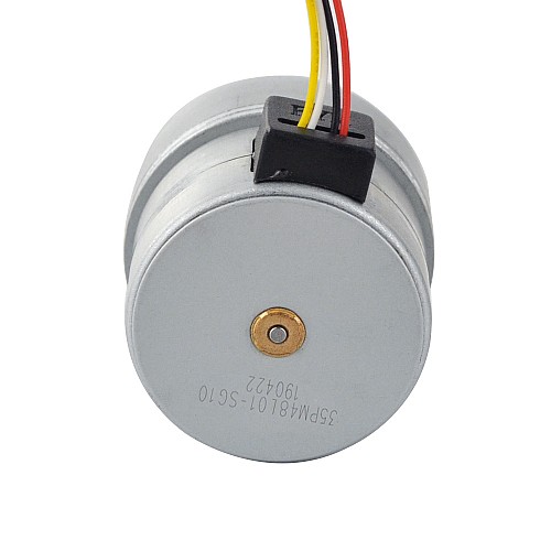 Φ35x36.2mm PM Stepper motor W/Gear Ratio 10.8:1 Spur gearbox - 35PM48L01-SG10 | StepperOnline CA