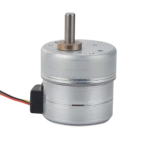 Φ35x36.2mm PM Stepper motor W/Gear Ratio 10.8:1 Spur gearbox - 35PM48L01-SG10 | StepperOnline CA
