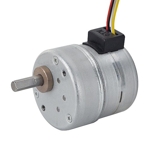 Φ35x36.2mm PM Stepper motor W/Gear Ratio 10.8:1 Spur gearbox - 35PM48L01-SG10 | StepperOnline CA