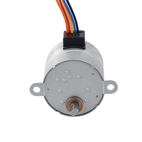 Φ35x35.2mm PM Stepper motor W/Gear Ratio 30:1 Spur gearbox - 35PM48M01-SG30 | StepperOnline CA